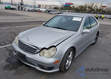 2005 Mercedes-Benz C 230 Kompressor Sport from USA, damaged, VIN WDBRF40J55A714258